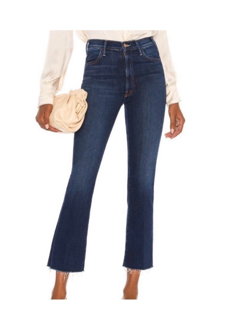 Mother Home Movies The Hustler Ankle Fray Jeans - 26